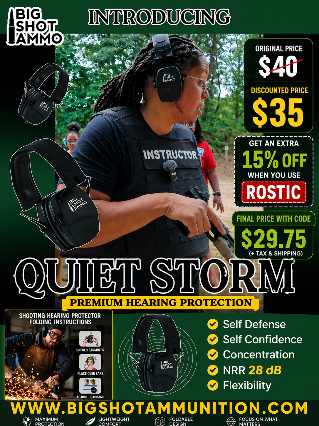 QUIET STORM EARMUFFS